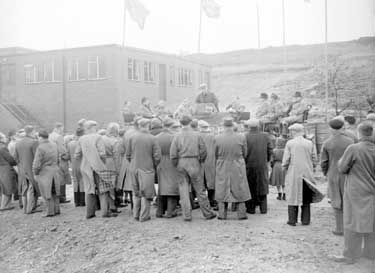 Opening of Pithead Baths at Lepton Edge by Sir Noel Holmes 	