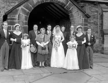 Oldroyd/Roberts wedding, Elland, Halifax 	