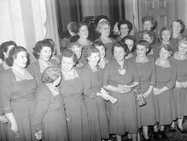 Mrs Sunderland Winners, Netherton Towns womens Guild W G Choir 	