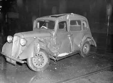 Car crash, Beaumont Street, Huddersfield 	