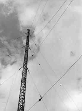 Dismantling Radio mast at Outlane, Huddersfield 	