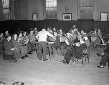 Brighouse and Rastrick Brass Band rehearsal 	