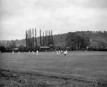 Playing cricket, Armitage Bridge 	