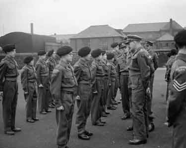 Army Cadets Inspection by Brigadier Martin 	