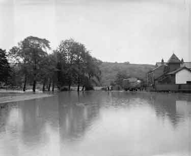 Flood pictures at Brighouse 	