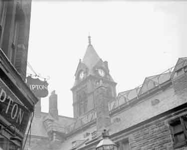 Old Market Hall Clock, Victoria Lane, Huddersfield 	