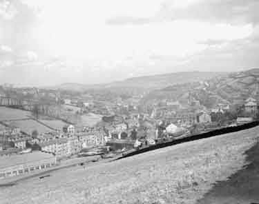 View of Holmfirth, Huddersfield 	