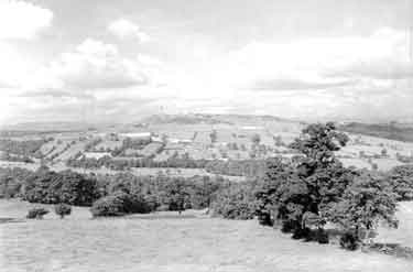 Castle Hill from Farnley Tyas Road, Huddersfield 	