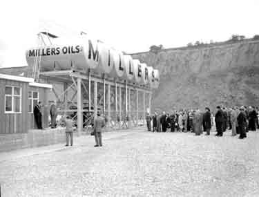 Opening of new fuel oil depot, Millers Oils, Rastrick 	