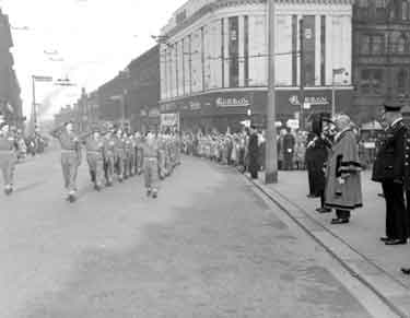Remembrance Day Parade, Market Place, Huddersfield 	