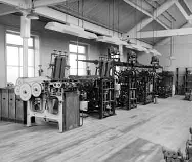 Albany Mills textile department, Huddersfield Technical College 	