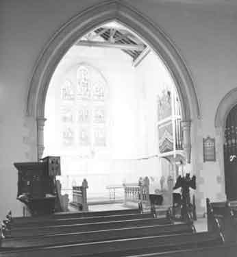 New altar - Holmbridge church 	