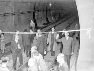 Opening of Woodhead Tunnel 	