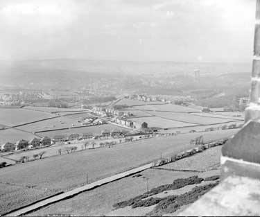 View from Castle Hill, Huddersfield 	
