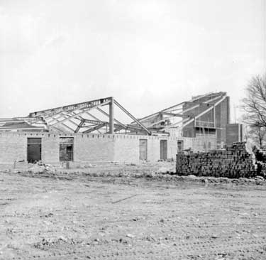Demolition of Mormon church, Birchencliffe, interior view.