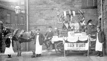 Ben Wood Saddler Horse and Cart, Cleckheaton