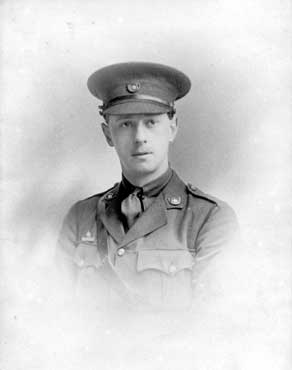 Portrait of Alan Pyrah, Yorkshire Infantry