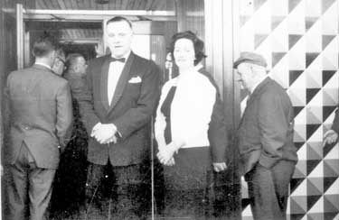 Opening of the new club, Hubert and Nancy Manning, 1st Stewards