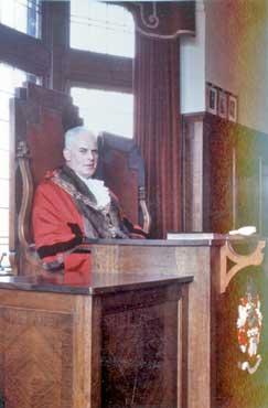 Councillor Harold Oxnard, Mayor of Spenborough