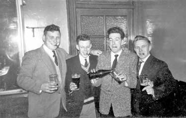 National Service, Germany - servicemen in pub
