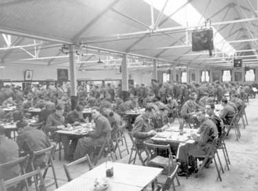 National Service, Oswestry - Mess Hall, Royal Artillery, Old Park Hall Camp