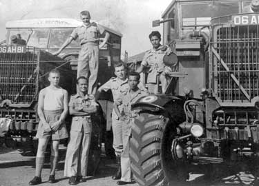 National Service, RAF Chang, Singapore - recovery vehicles