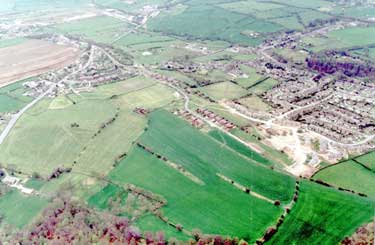 Shelley, Aerial view