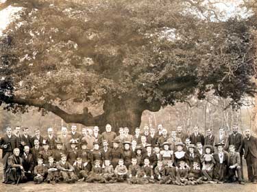 Staff at Wortley Hall, Wortley. Wortley Hall was the ancestral home of the Earls of Wharncliffe - the Wortley family. Alunus de Wortley, mentioned in the Pipe Rolls for 1165 is the first record a resi