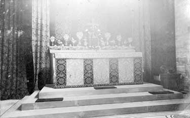 Church altar, Marsden Church