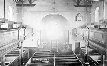 Old Parish Church interior, Marsden