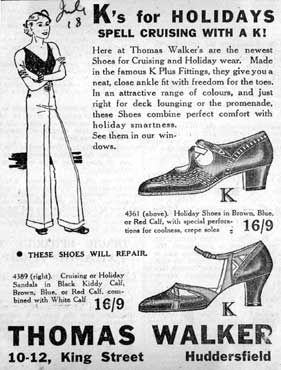 Thomas Walker Shoe Shop Advert