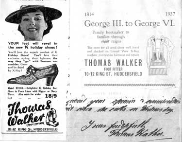 Thomas Walker Shoe Shop Advert