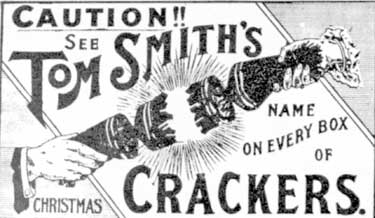 Advertisement for Tom Smith's Christmas Crackers