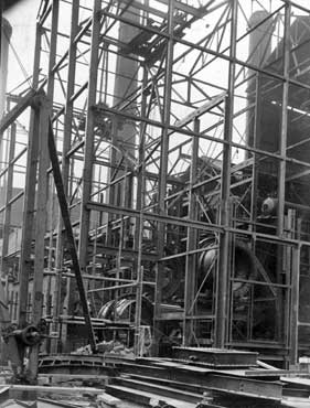 Construction work, Refuse destructor plant, St Andrew's Road, Huddersfield