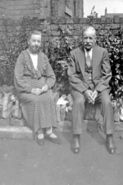 George and Clara Hirst, Grandparents of Dorothy Mellor (nee Ramsden)