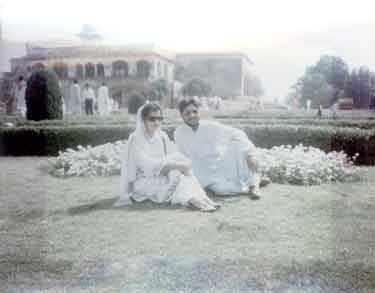 Tahir and Raheela on honeymoon in Lahore (for Kim Strickson Project)