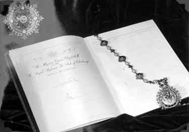 Queen Elizabeth and Prince Philip's signatures