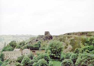 Longwood Tower from Cliff End, Quarmby