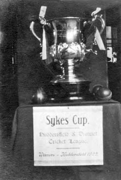 Sykes Cup, Huddersfield & District Cricket League 1922