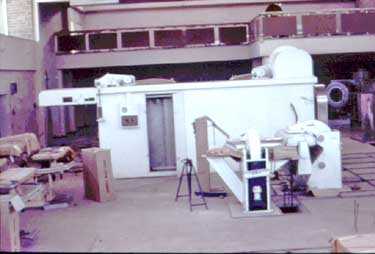 Construction of the Huddersfield Royal Infirmary - interior shot