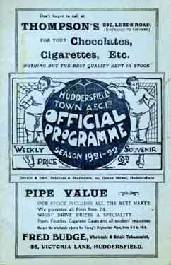Huddersfield Town A.F.C. Official Programme