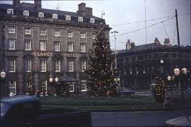 Christmas decorations at St. George's Square, Huddersfield
