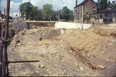 Construction of Underpass, Fitzwilliam Street from New North Road, Huddersfield