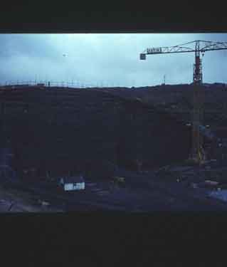 Construction of motorway, Huddersfield