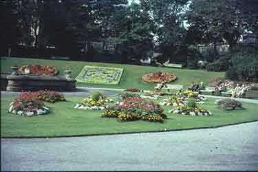 Flowerbeds at Greenhead Park, Huddersfield