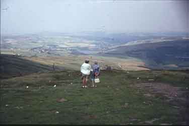 View of surrounding area from Holme Moss, Huddersfield
