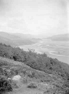 Barmouth. Mawddach Valley from panorama view