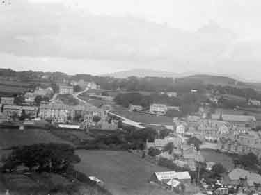 Criccieth, general view from castle