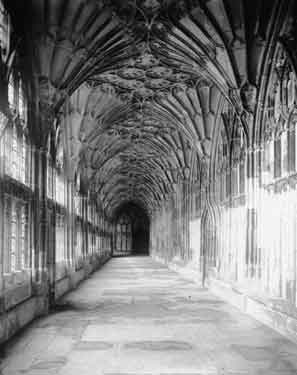 Gloucester Cathedral, Cloisters, West Side