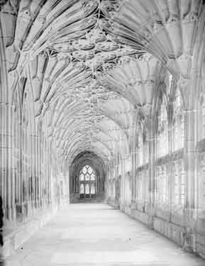 Gloucester Cathedral, Cloisters, West Side